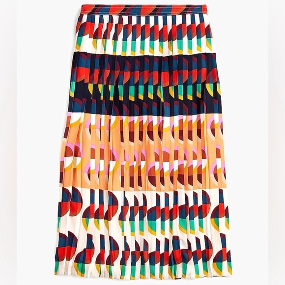 J.Crew 365 Kaleidoscope Pleated Skirt - Picture 4 of 7